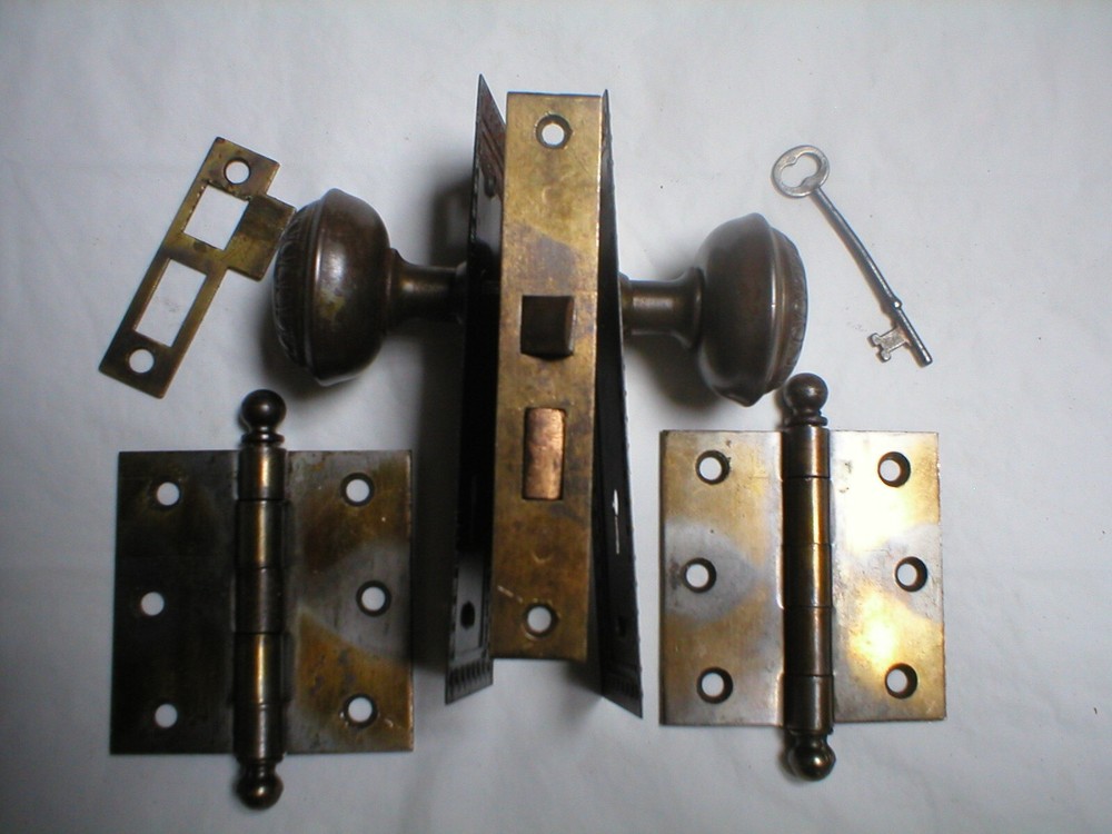 Antique Victorian Era Door Hardware