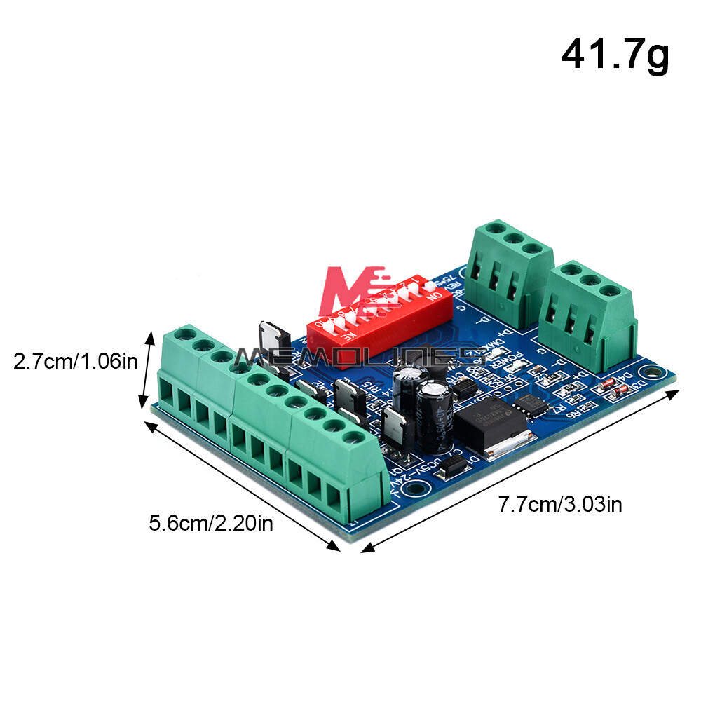 DMX512 Decoder 6CH Channel RGBW Controller led stage Dj lighting CMOS Output New