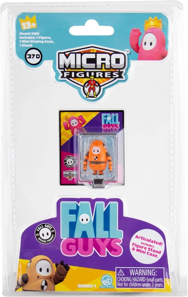 World's Smallest Fall Guys Micro Figures (4-Pack)