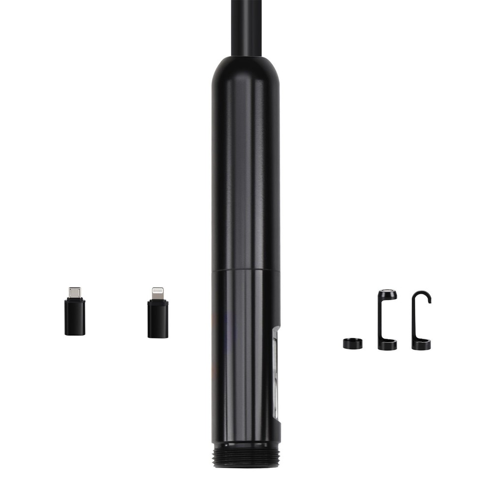 Dual Lens Borescope Endoscope Camera for Android IOS & 10FT Snake Cable