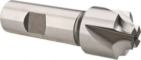 Hertel 1/4" Radius, 1" Diam, 4 Flute Cobalt Corner Rounding End Mill Single E...