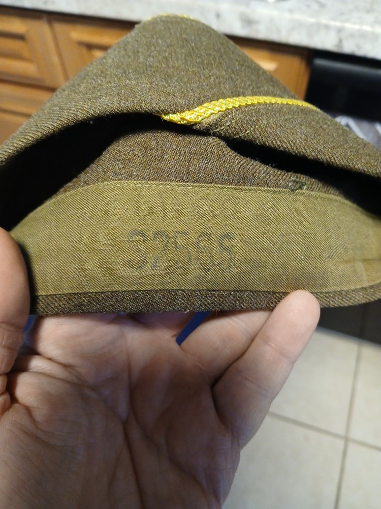 Vintage US Military Garrison Side Cap Year Unknown