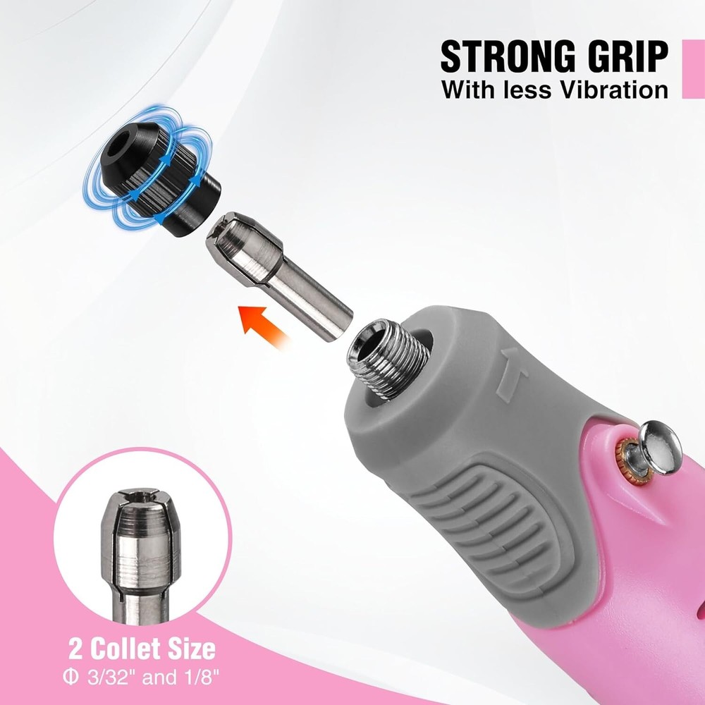 Cordless Rotary Tool Kit w/71pc Accessories 3 Variable Speed Rotary Tool