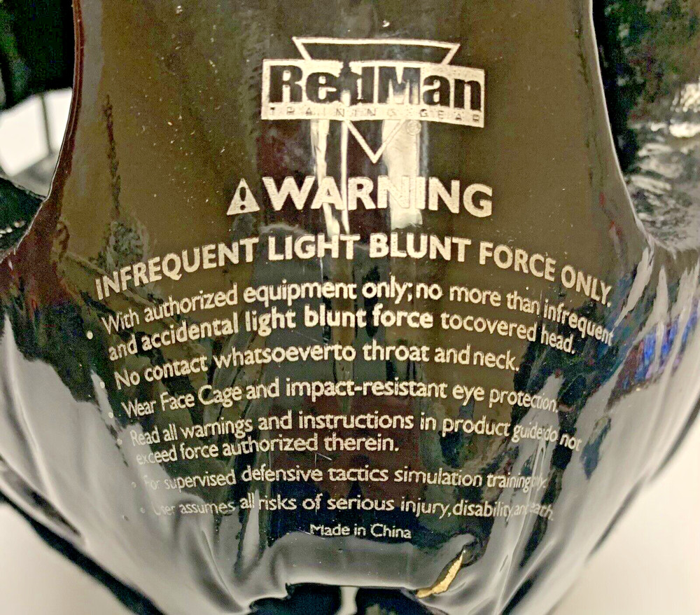 RedMan R.A.D. Systems Aggressor Head Protection Black