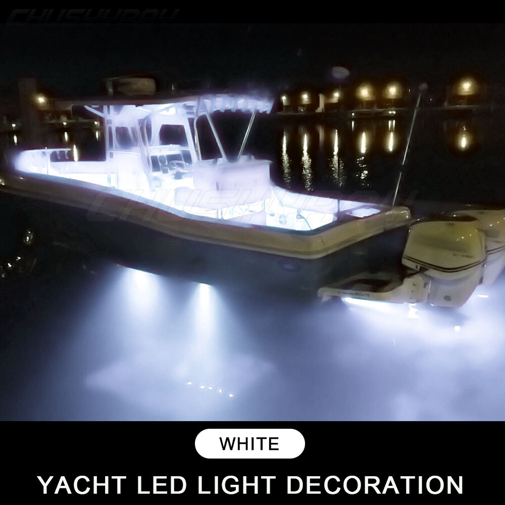Boat Accessories 12V Light Strip RGB Waterproof LED Light 5M+Remote Control Kit