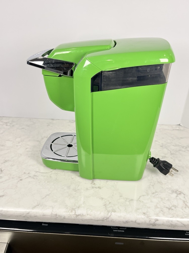Keurig K10 Mini Plus Single Serving Coffee Maker Lime Green. Working **