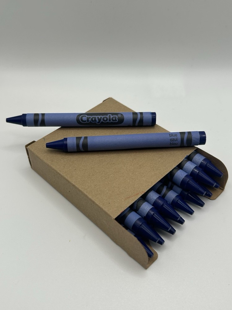 (16) Crayola Crayons (blue) BULK