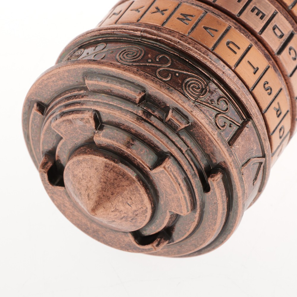 Lock Code Metal Box Birthday Gift Letter Escape Password Room Bronze