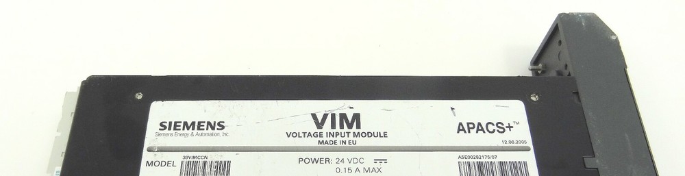 Siemens Moore 39VIMCCN VIM - Voltage Input Module AUC