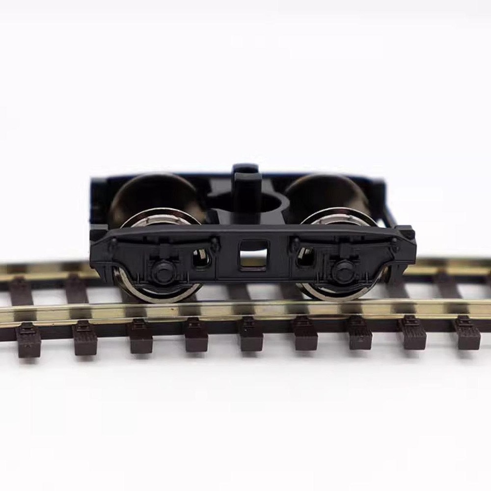 1:87 Scale Train Bogies with Wheel Components for DIY Railway Setup