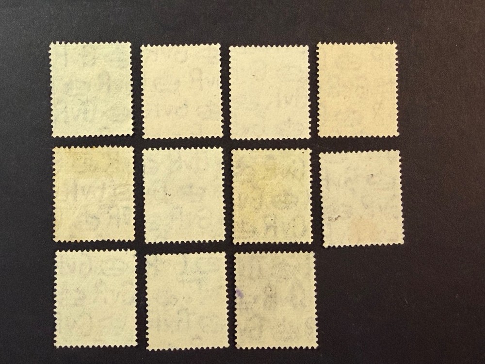 Great Britain # 210 - 220 Used Scott Value $ 22.25