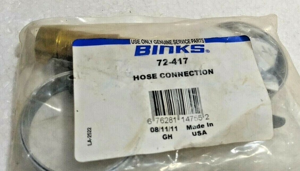 Binks 72-417 Hose Connection - USA - 2 pcs