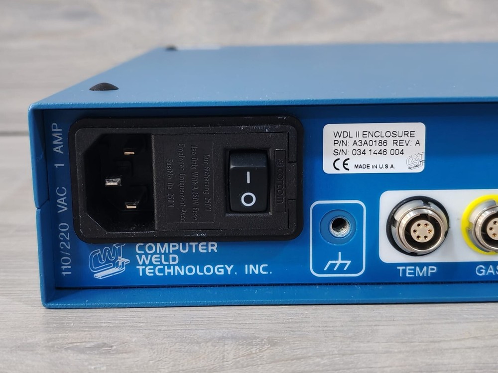 Computer Weld Technology WDL / Weld Data Logger II P/n: A3A0186 Rev. A