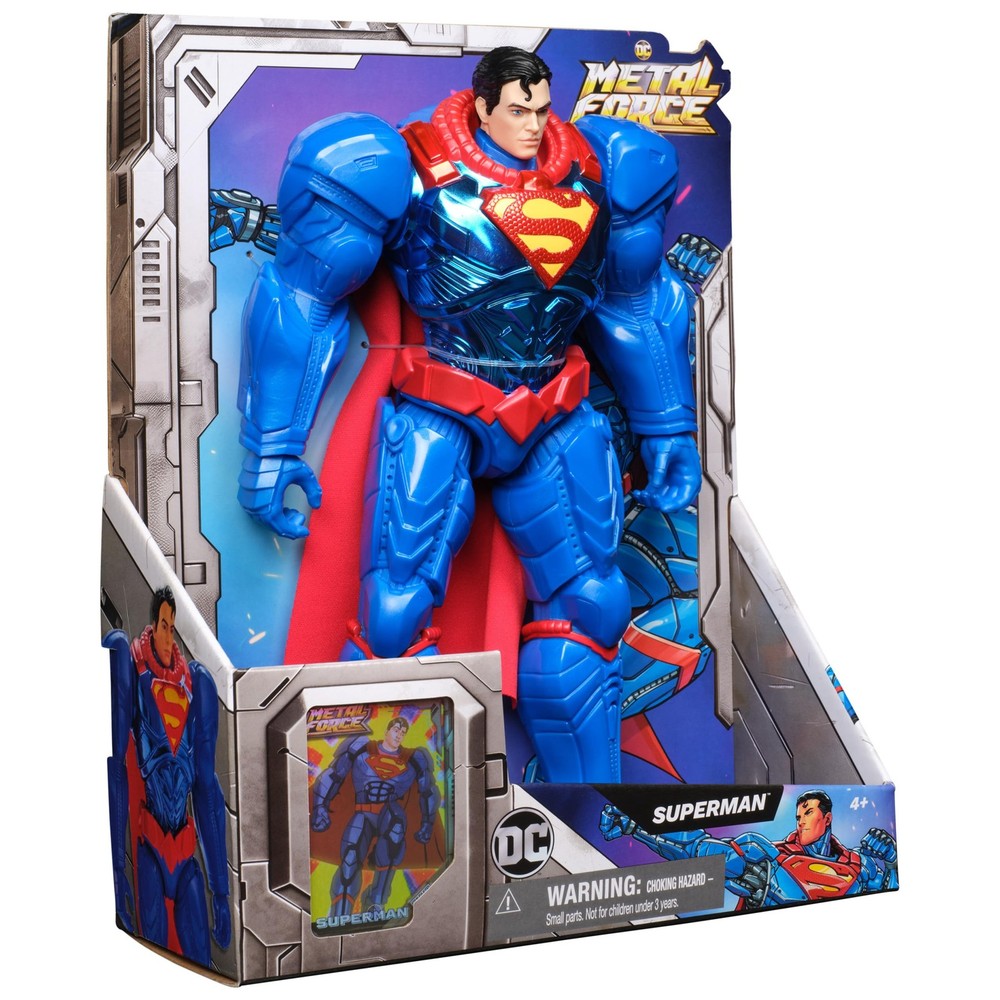 DC Comics, Metal Force Superman Action Figure, One Size, Multicolor