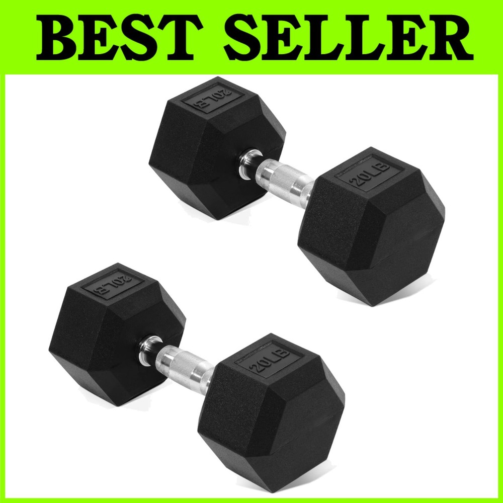 Hex Dumbbells Set 5-50 LB Pair, Workout Weights