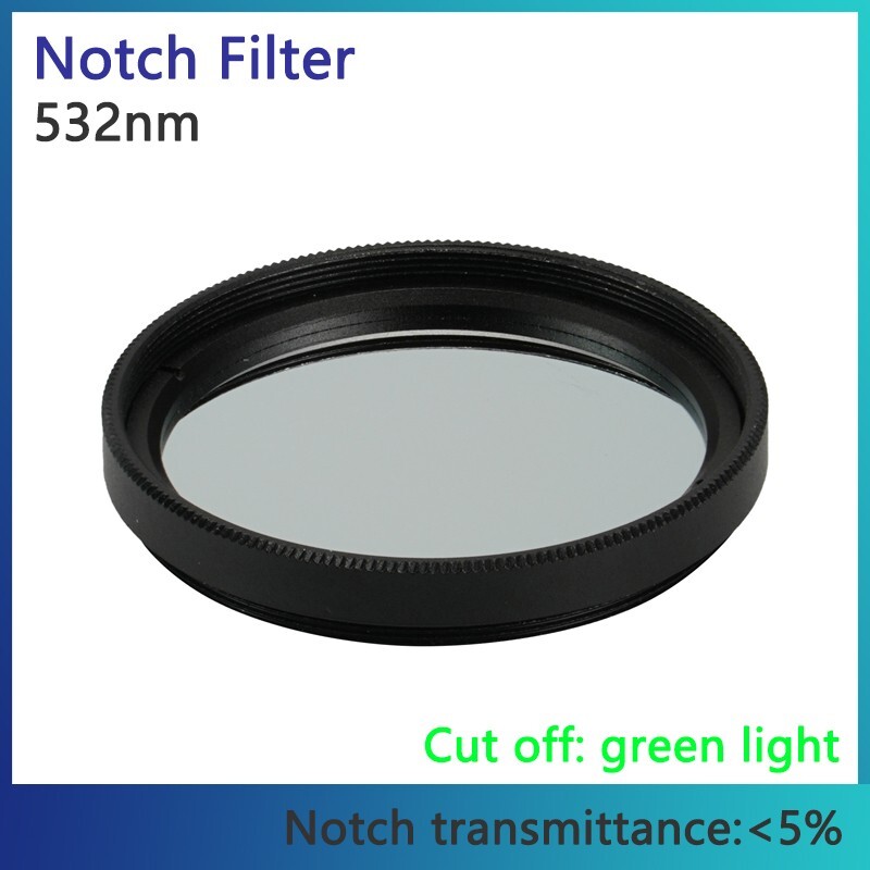 Notch Filter 532nm negative filter green light cut off