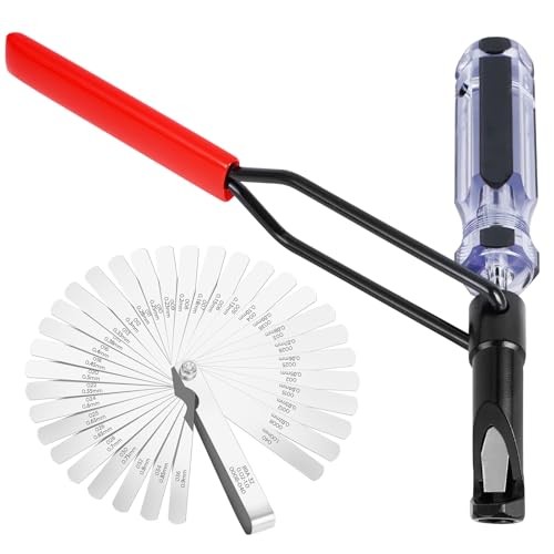10mm Jam Nut Valve Adjustment Tool,Slotted Valve Adjusting Stud with 32 Pieces