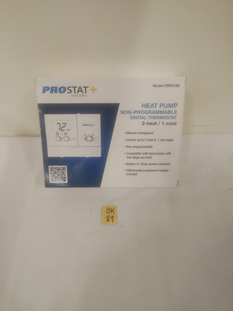 Prostat+ Model PSP2100 Non-Programm Thermostat Digital Heat Pump
