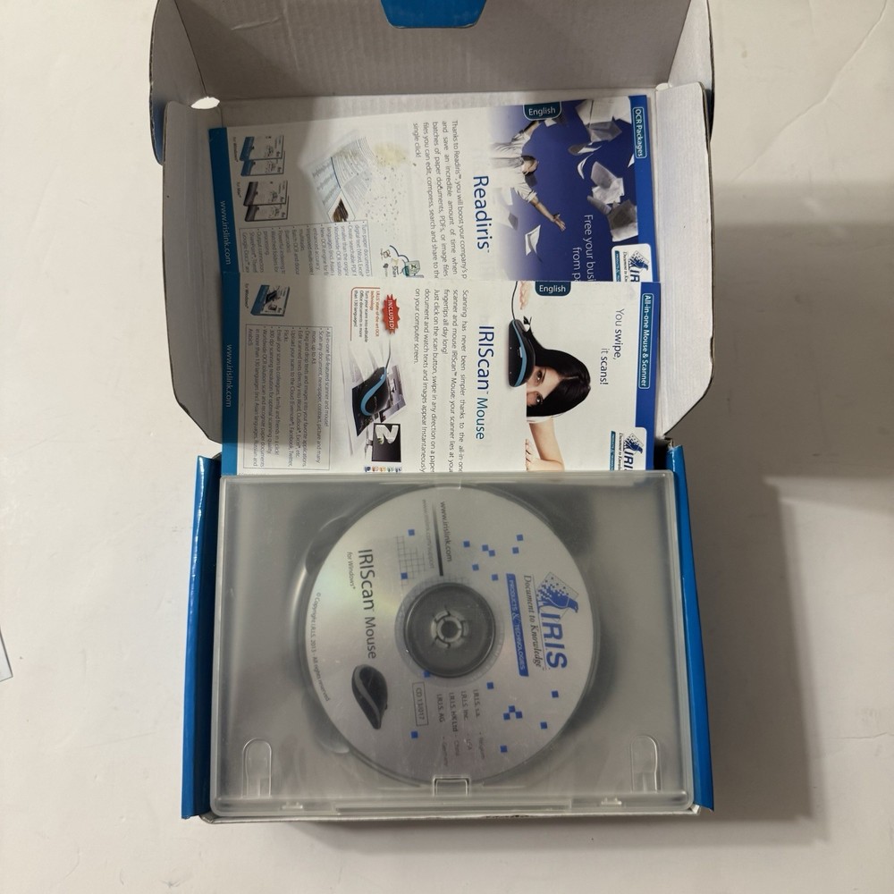 IRIScan Mouse Executive 2 - All in One Scanner and Mouse - Tested & Working