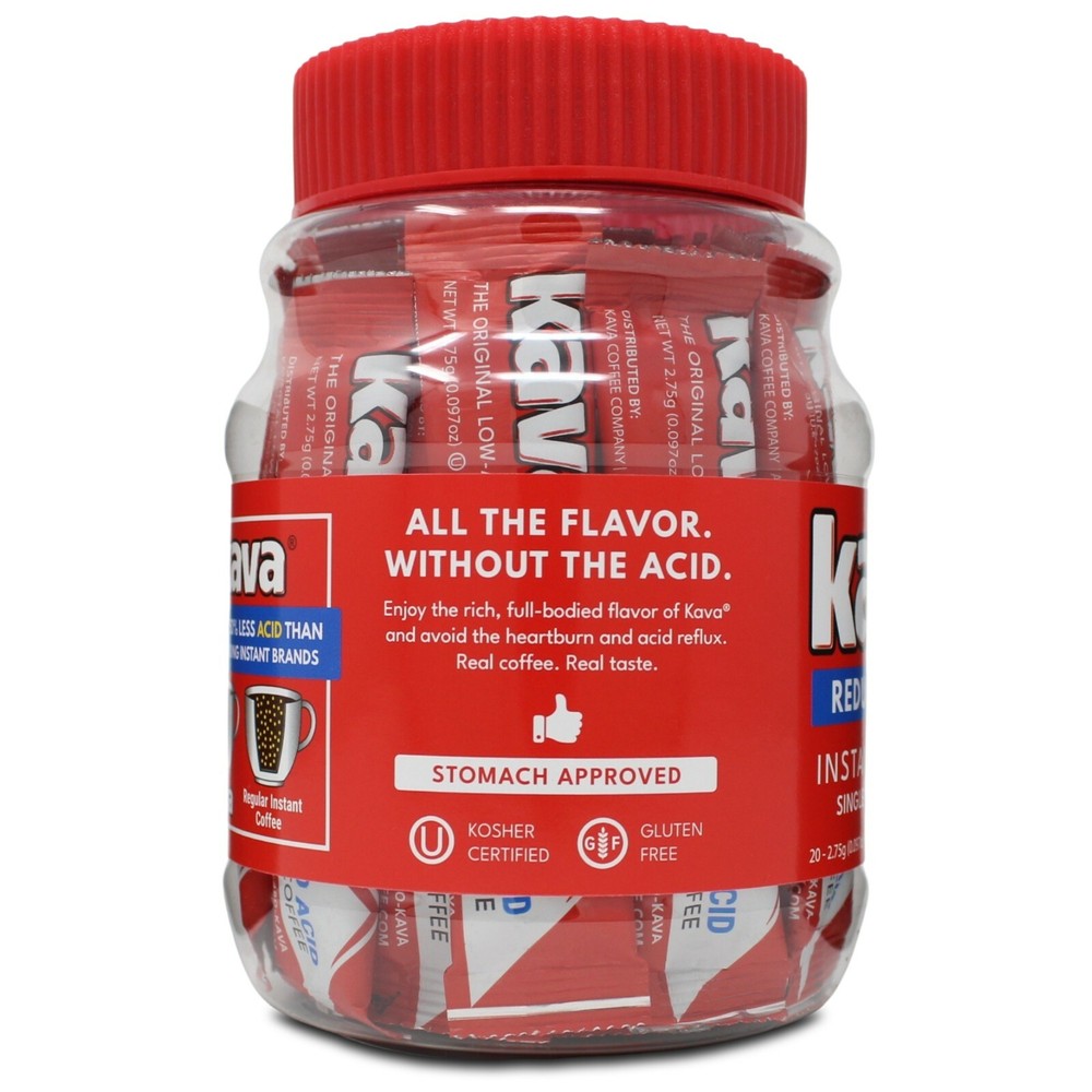 Reduced Acid Instant Coffee Single Serve Stick Packets, 20 Count
