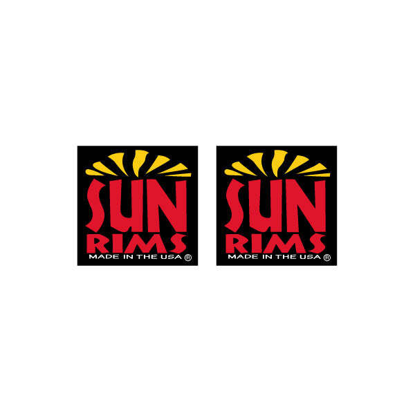 SUN - Rims square decals