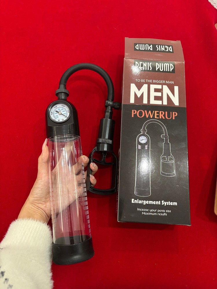 Vacuum Pump Penis Stretcher Physical Training Enhancer Pressure Suction Exercise