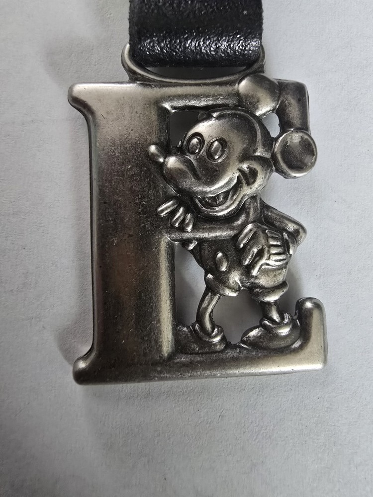 DISNEY MICKEY MOUSE MONOGRAM INITIAL "E" KEYRING