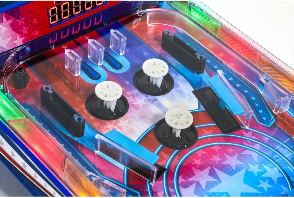 Retro Arcade Pinball with Electronic Score Counter