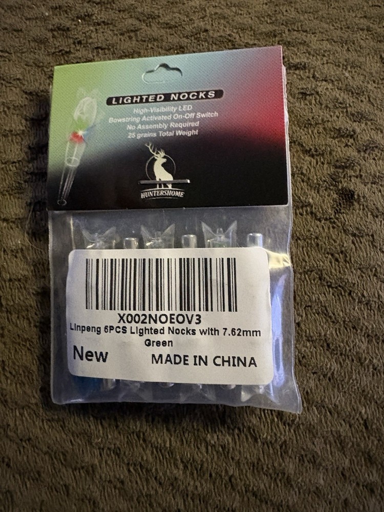 crossbow lighted nocks half moon 6 Pack