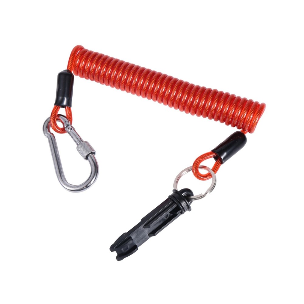BOXOB Spring Breakaway Coiled Cable Strap, Trailer Brake Away Cable Emergency...