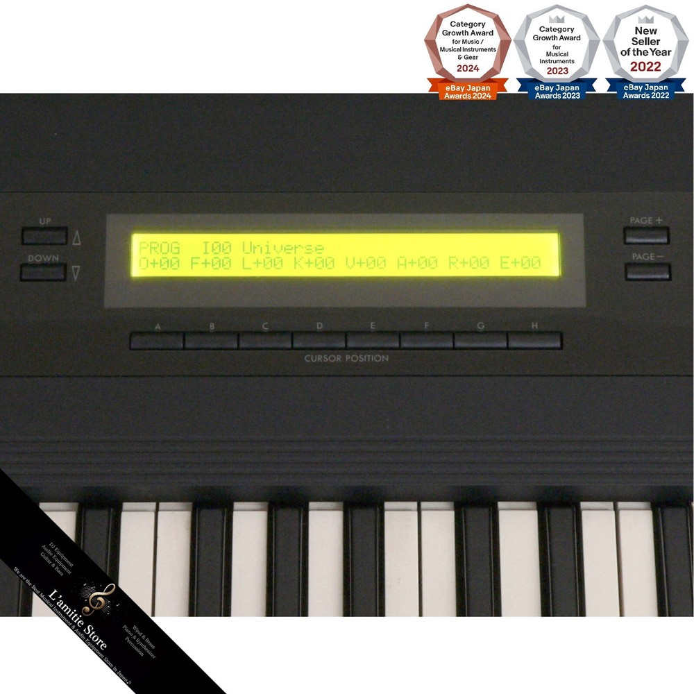 for KORG M1 High Brightness LED Backlight LCD Display Module Japan Yellow Green