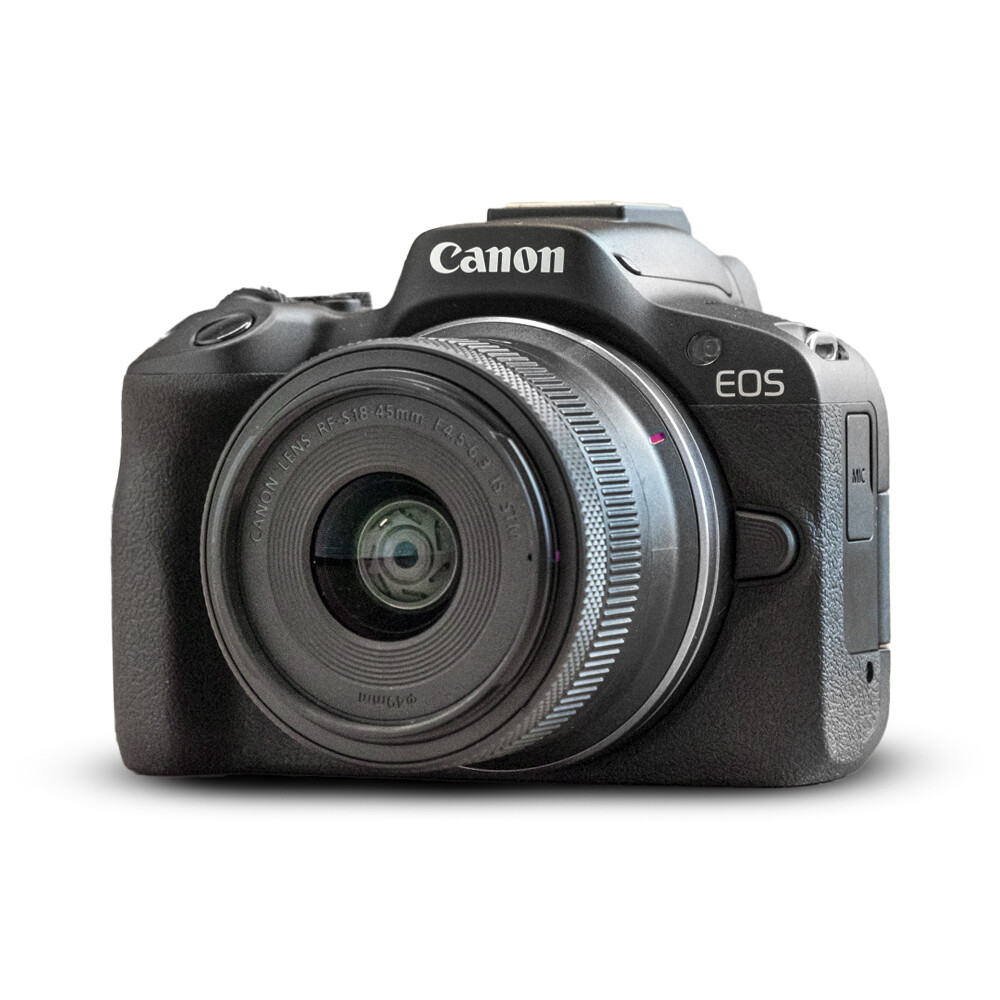Canon EOS R50 +18-45mm Lens+ EVF + 32GB + Bag+ UV Filter- Basic Kit