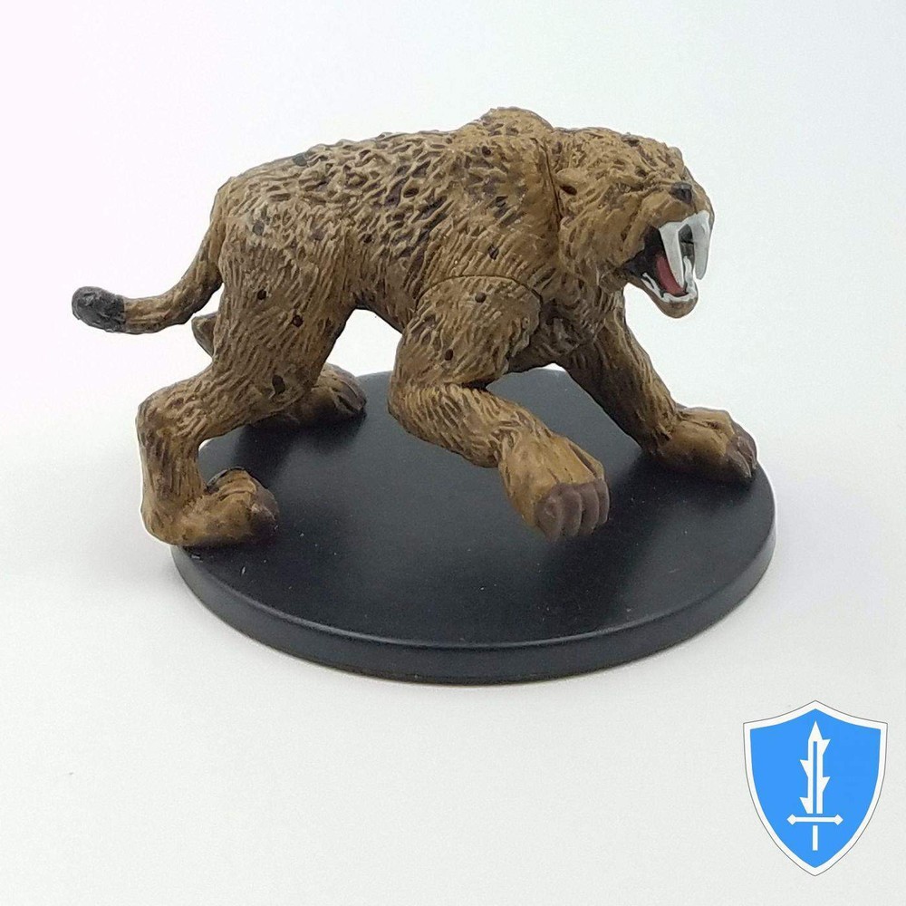 Smilodon (Sabertooth Tiger) - Kingmaker #30 Pathfinder Battles D&D Miniature