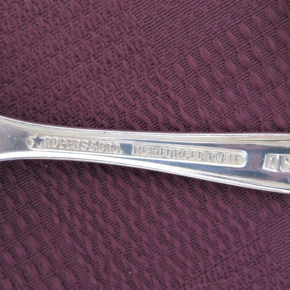 Rogers & Bro Celebration set of 5 dinner forks silverplate flatware