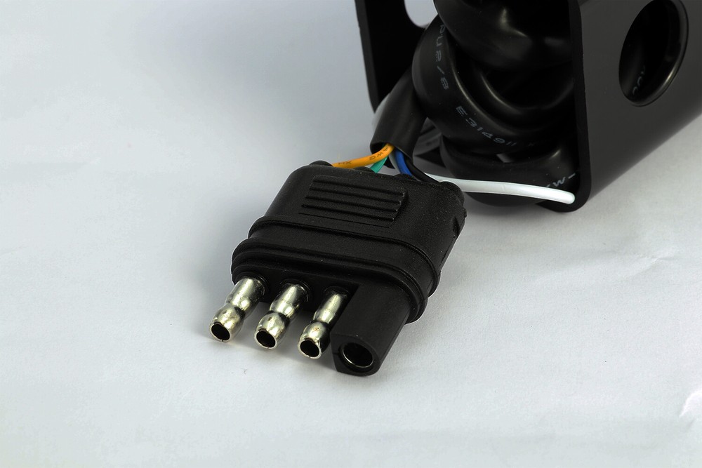 W/Running/Brake/Reverse Red/White LED Towing Hitch Cover Light For 2" Receiver