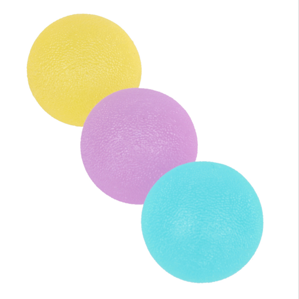 3Pcs Hand Squeeze Balls Combo Kit Hand Therapy Exerciser Yoga Balls