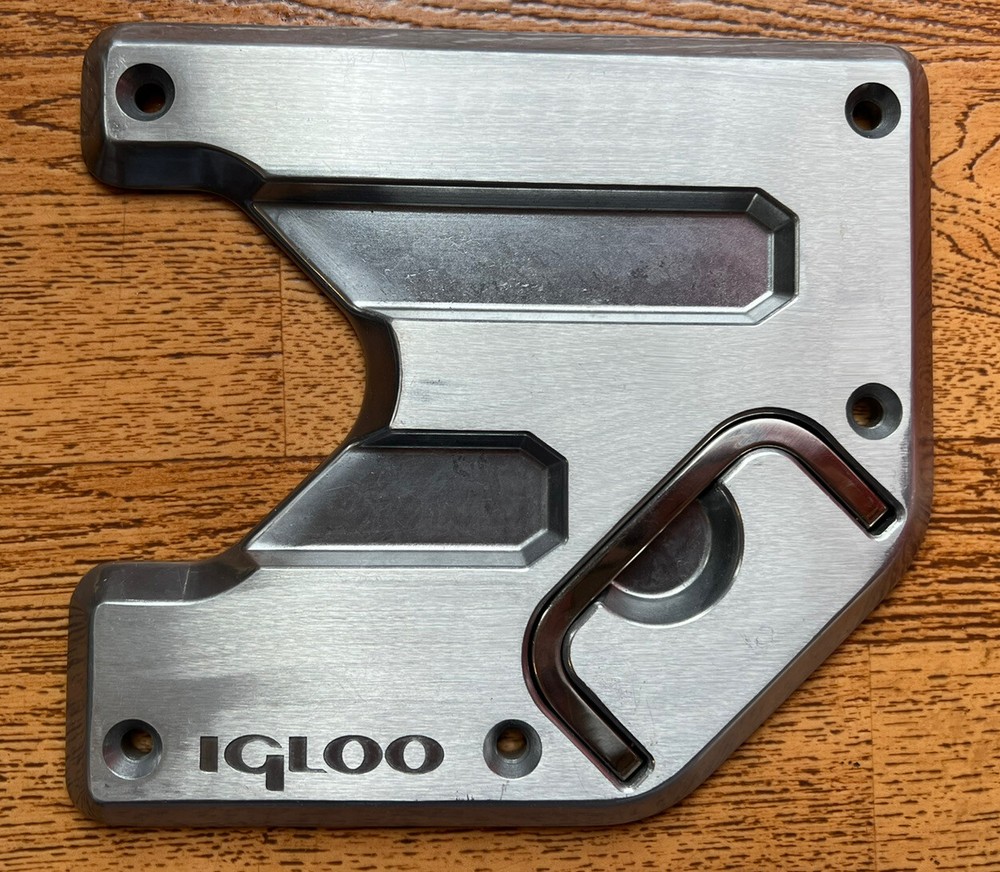 IGLOO Cooler Plate Accessory Handle - Stainless Steel NOS