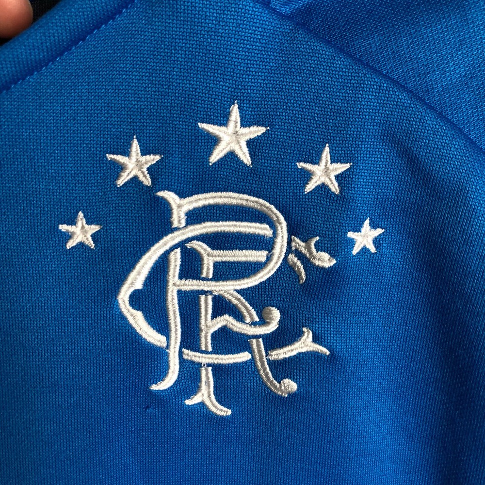 Rangers Training Jacket Long Sleeve Blue Black Puma Polyester Mens Size M