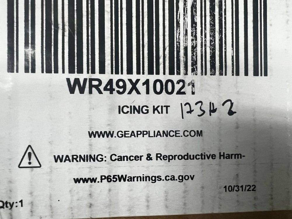 Genuine OEM GE Icing Kit WR49X10021