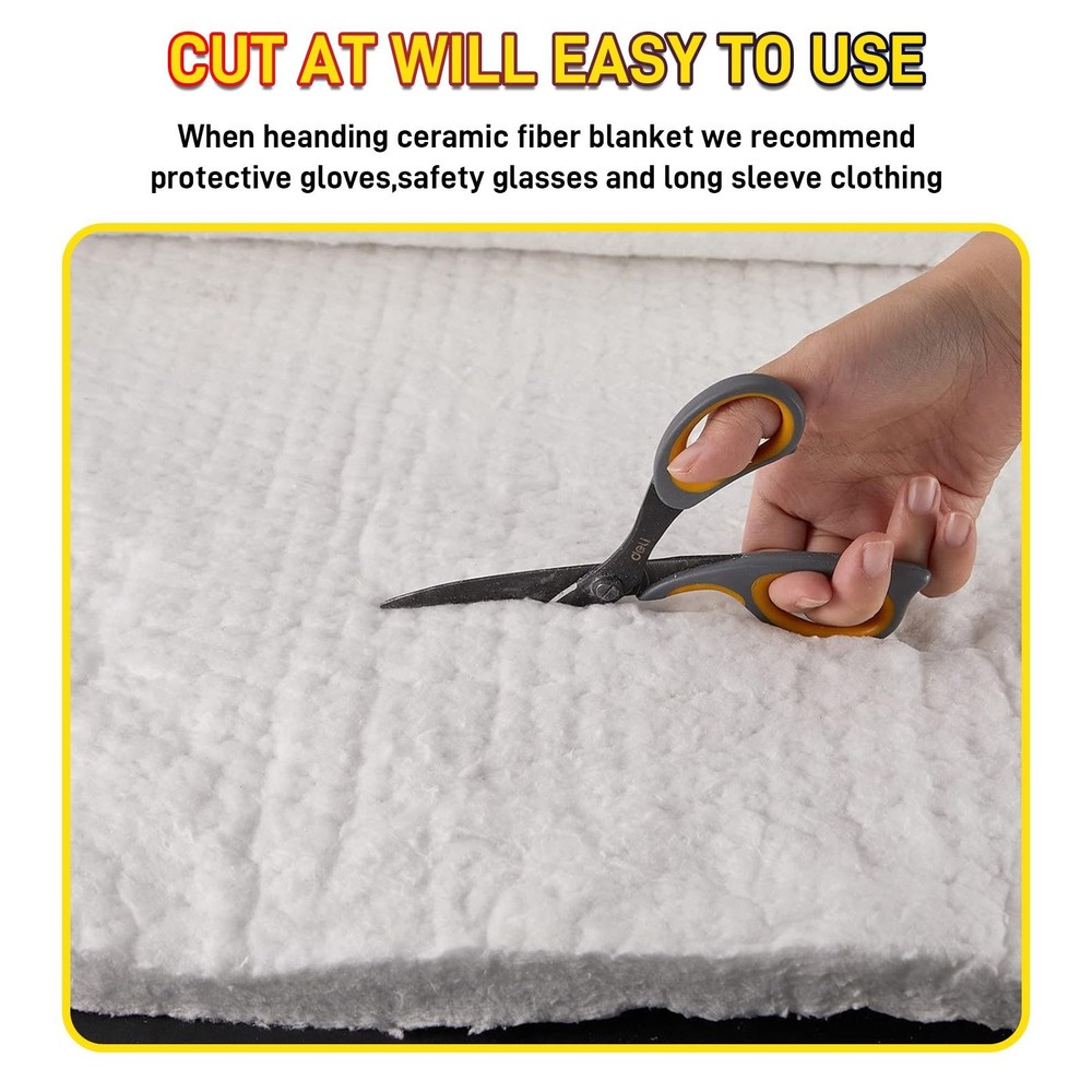 High Temperature Insulation Ceramic Fiber Insulation Blanket Motorcycle White