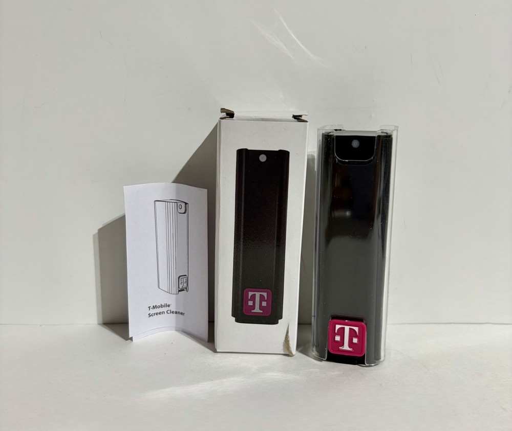 T-Mobile Phone Screen Cleaner Spray Microfiber Plastic Case NEW