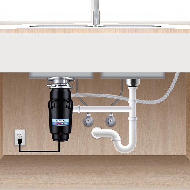 1/3 HP Garbage Disposal Continuous Feed 3-Bolt Mount Torque Master System New