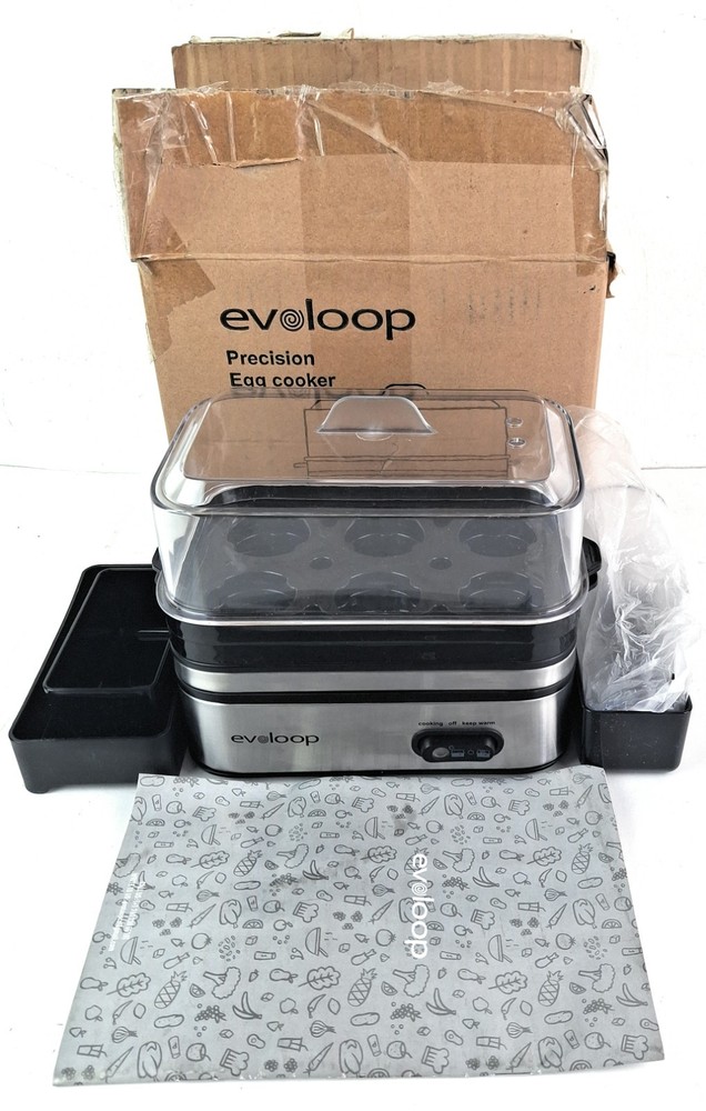 EVOLOOP Quick Egg Cooker 6 Eggs Capacity Model KY-305