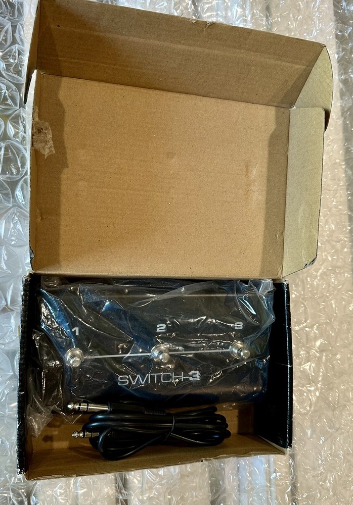 TC Electronic Helicon Switch-3 Sturdy 3 Button Pedal