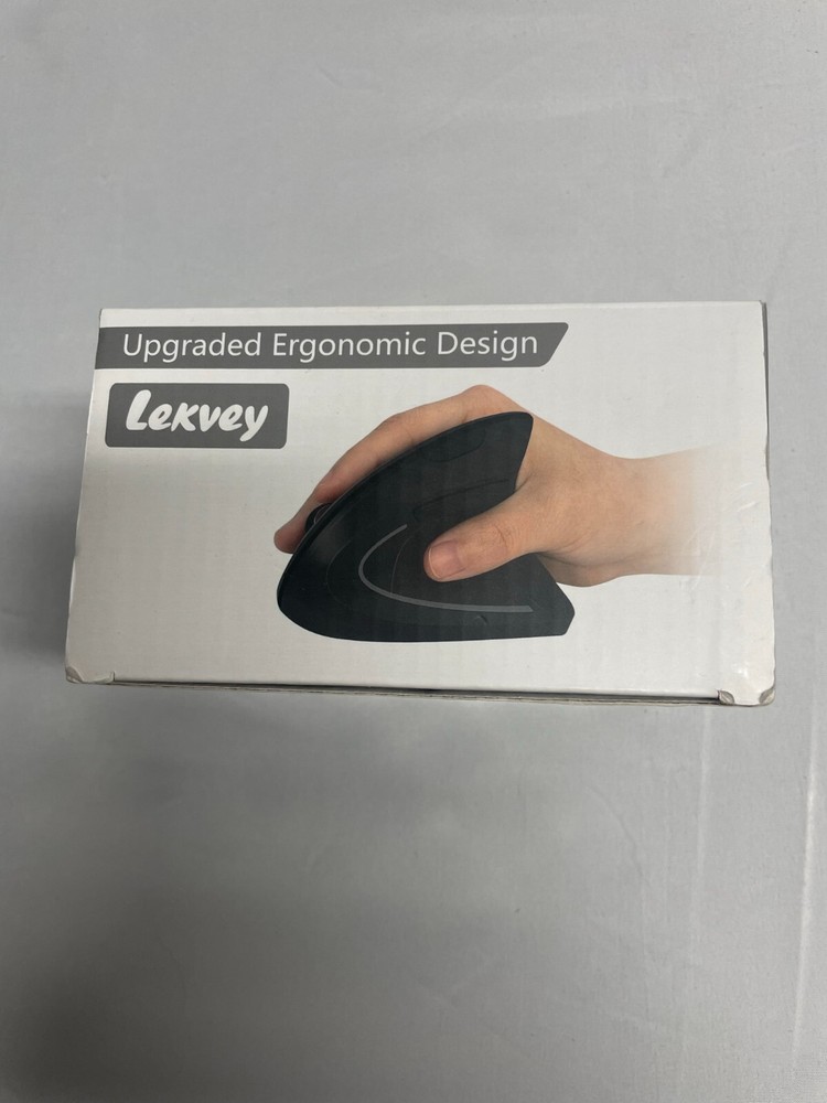 LEKVEY Ergonomic Vertical Wireless Mouse-Rechargeable 2.4GHz Adjustable DPI-PC