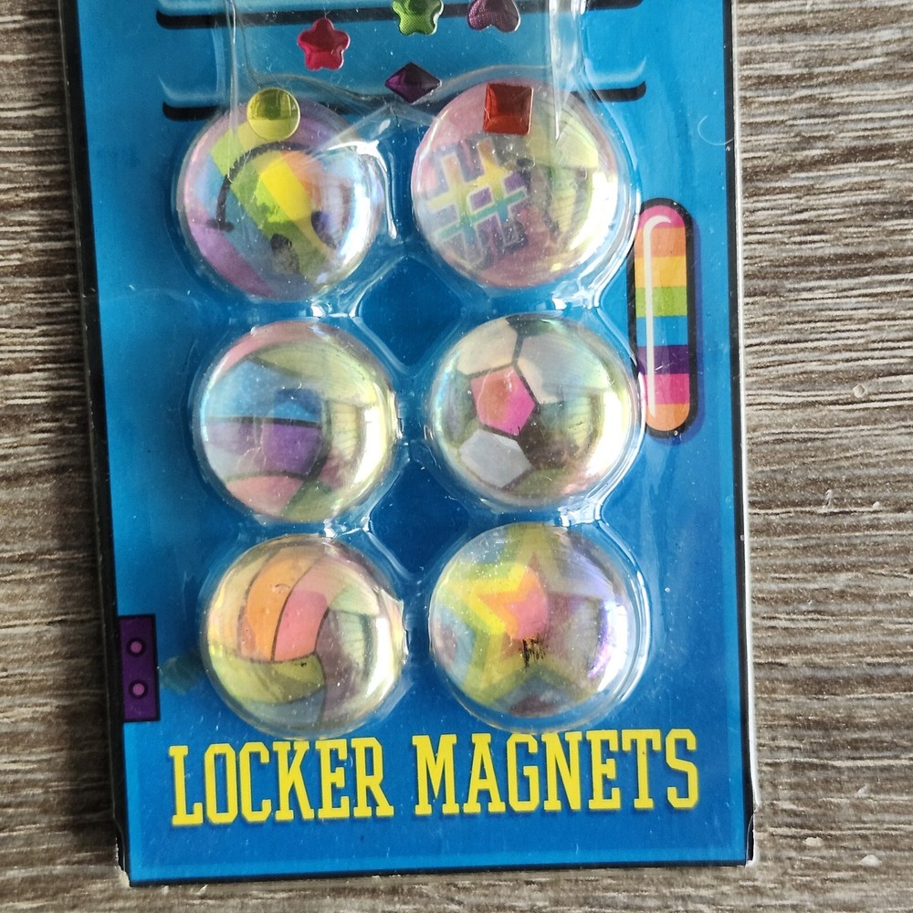 Vintage Lisa Frank Locker Magnets (MISSING STAR)
