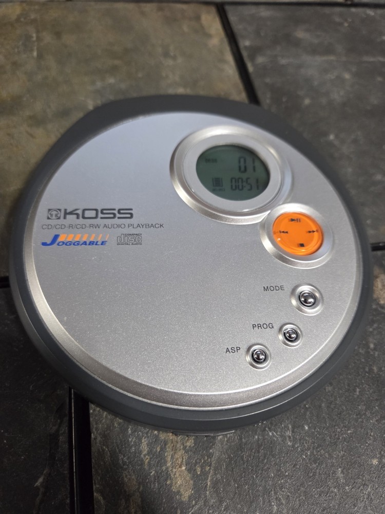 KOSS KS5401 Portable Personal CD Player MP3 Player 2004 "TESTED" "Joggable"!!