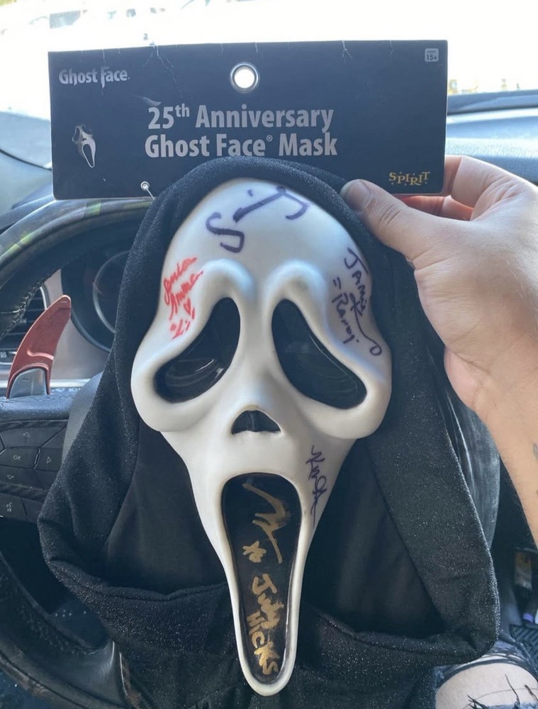 25th Anniversary Ghostface Mask Signed!