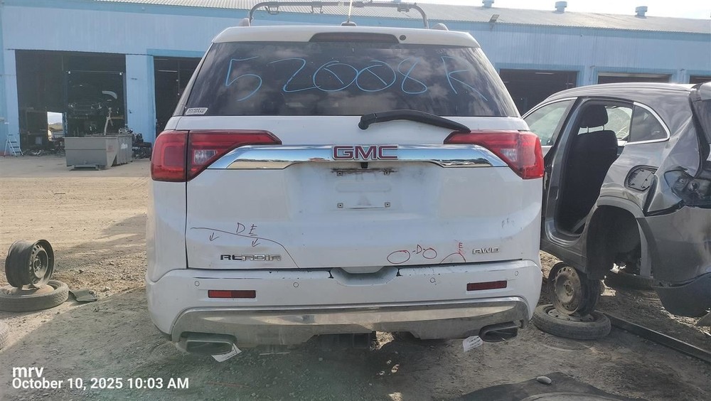 RIGHT REAR DOOR WINDOW REGULATOR OEM 2019 GMC ACADIA