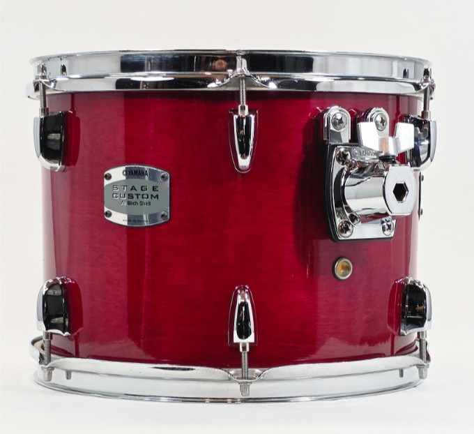 Yamaha Stage Custom All Birch Shell 12" Tom -Cherry Red Lacquer Finish